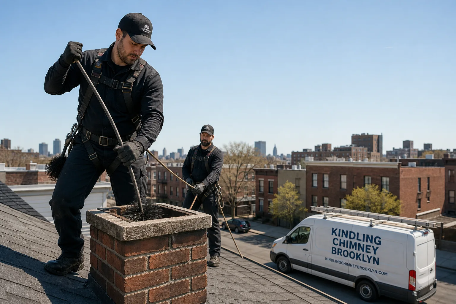 Kindling Chimney Brooklyn chimney cleaning team